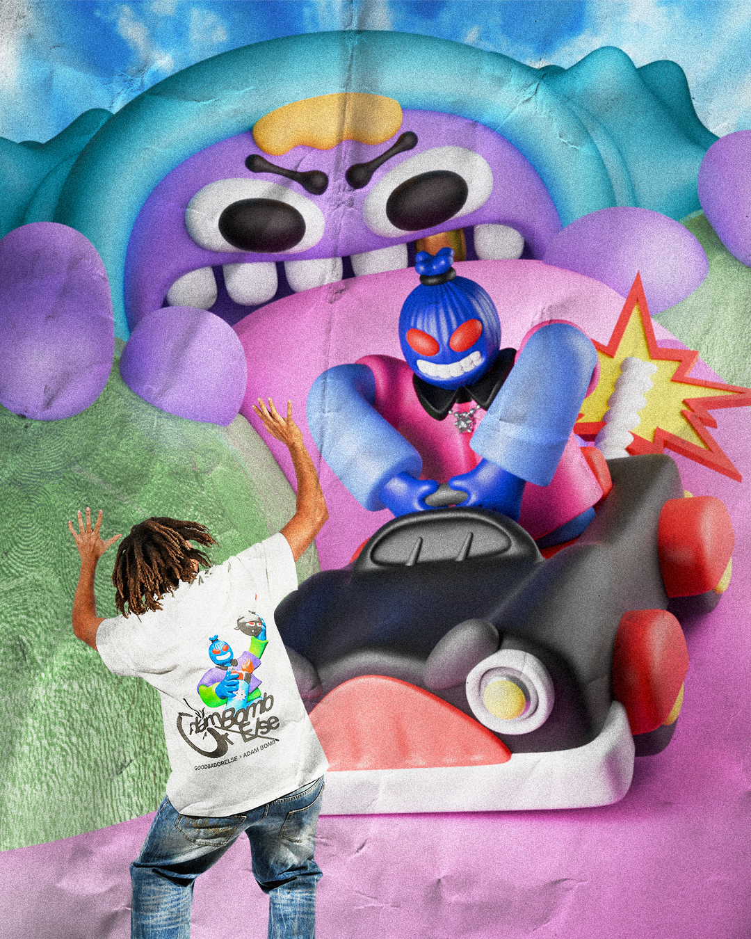 The Hundreds x GBOE Tee Shirt