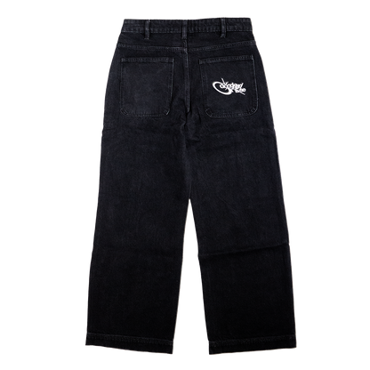 Doberman Denim Pants - Black