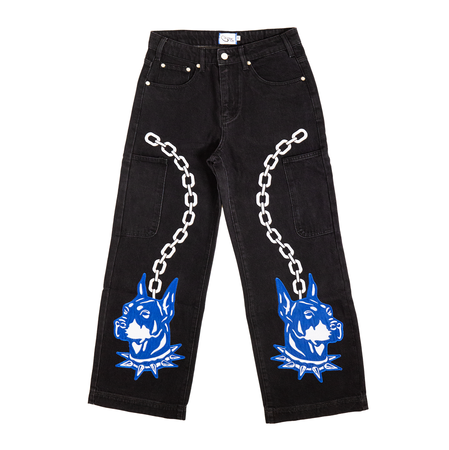 Doberman Denim Pants - Black