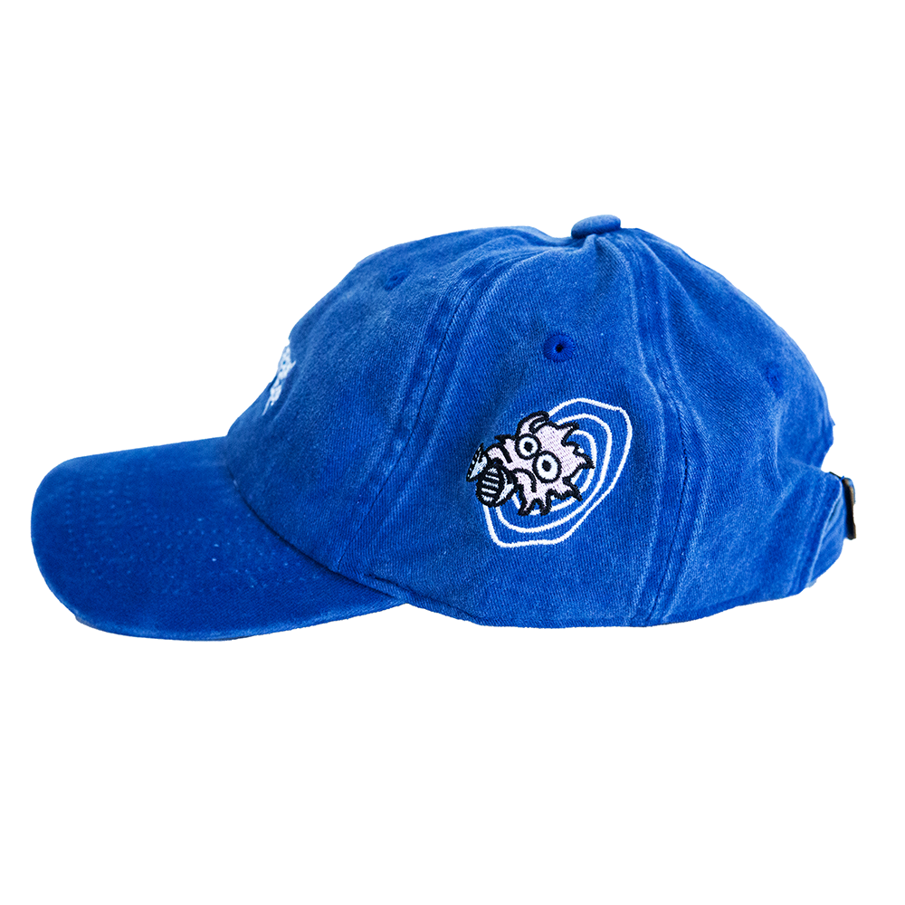 Bytz Vortex Dad Hat - Blue Wash – GOODBADORELSE Bytz Vortex Dad Hat - Blue Wash – GOODBADORELSE